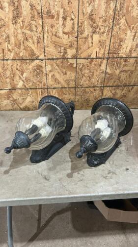 2 Wall mounted porch lights