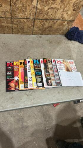 Jan-Dec 2007 Playboy magazines