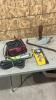 12V battery charger, trouble light, inflator, etc