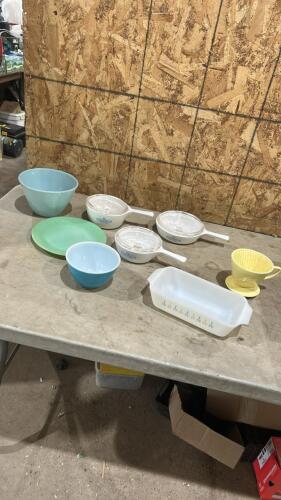 Corningware, FireKing, PYREX cookware