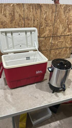 32 Cup coffee maker, cooler