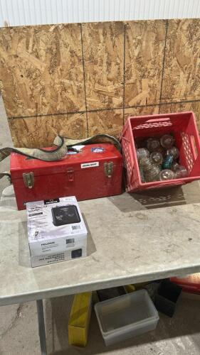 Toolbox, insulators, heater