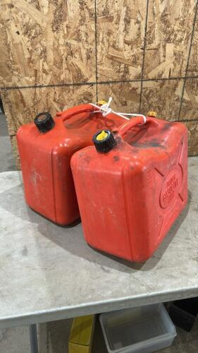 2 6Gal gas cans