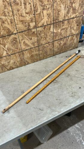 2 walking sticks