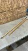 2 walking sticks