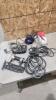 Clothes line, finish nailer, trouble light, drill, dremel
