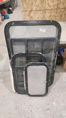 Various size camper windows