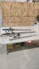 Various fishing poles