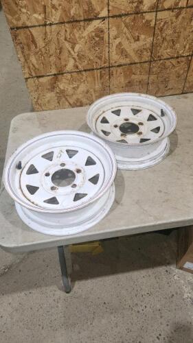 2 13" Trailer rims