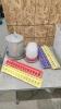 Poultry waterers and feeders