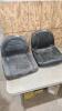 2 Tractor seats one with damage