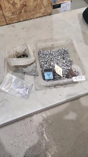 Various size stainless nuts & bolts