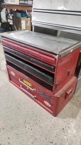 2 Red toolboxes