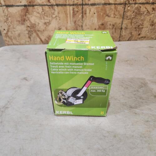 New hand winch